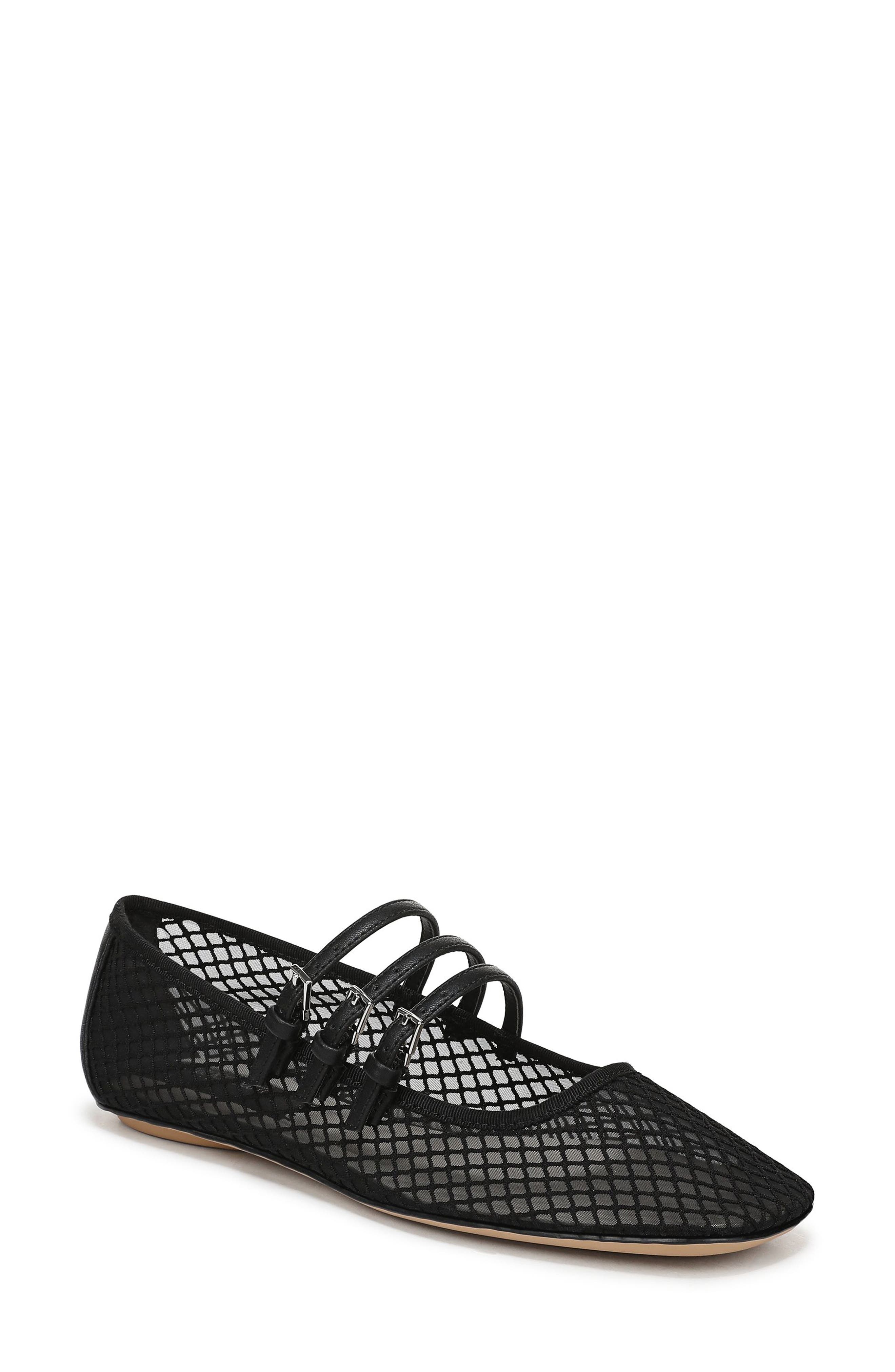 Franco Sarto Tatum Mary Jane Flat, Main, color, Black