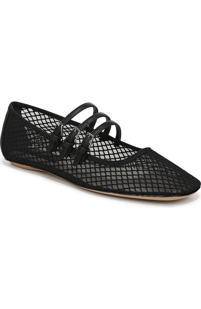 Franco Sarto Tatum Mary Jane Flat, Main, color, Black