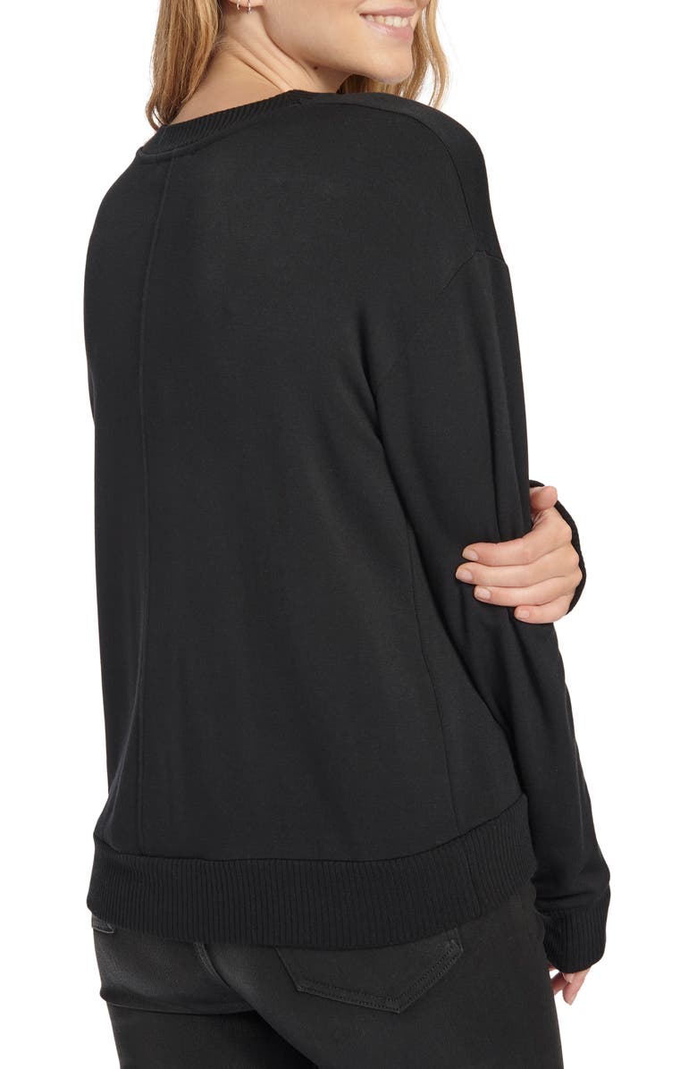 Splendid Crewneck Pullover, Alternate, color, Black