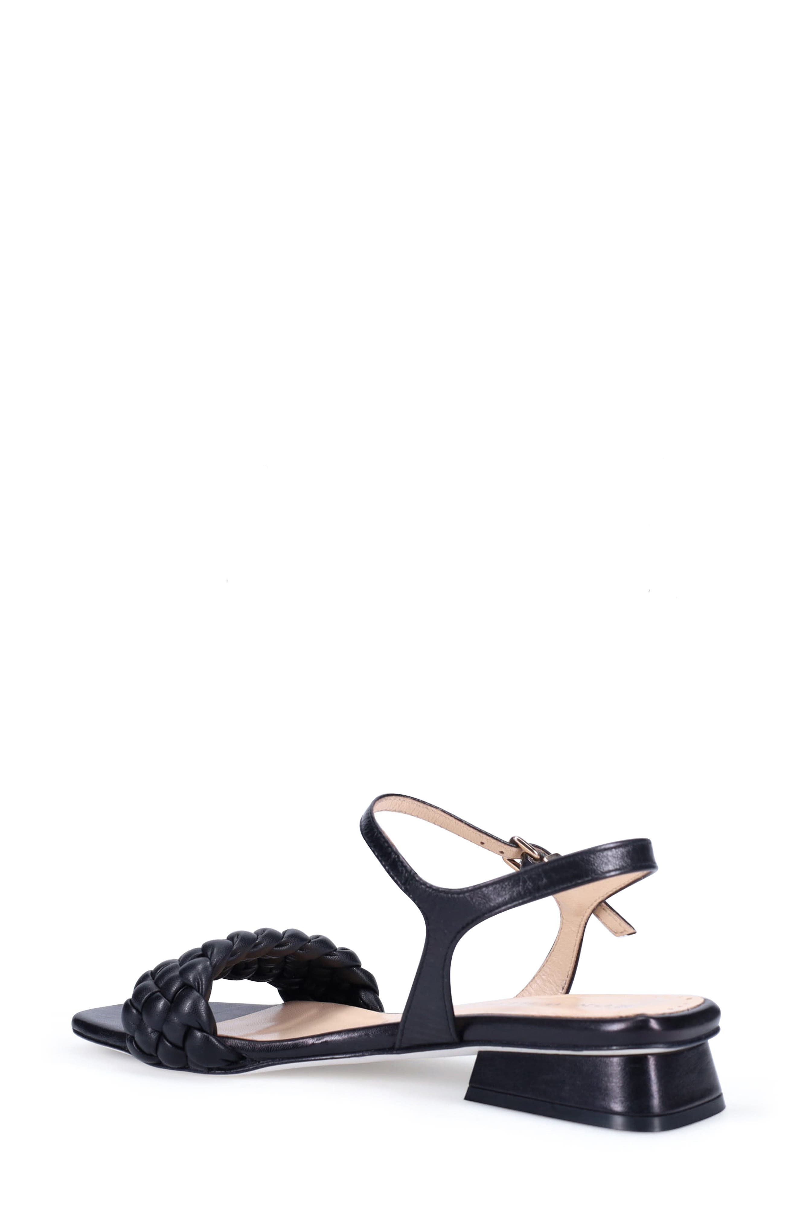 Ron White Barbra Ankle Strap Sandal, Alternate, color, Onyx
