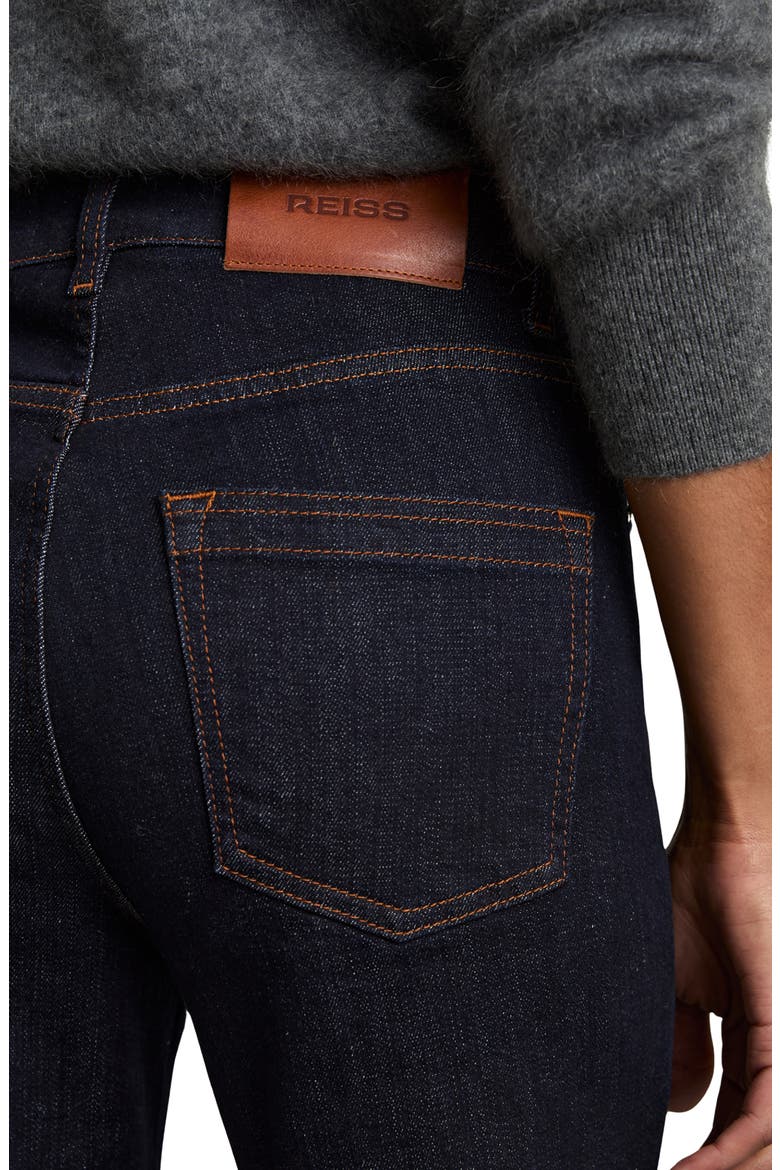 Bonnie Flare Jeans, Alternate, color, DARK BLUE
