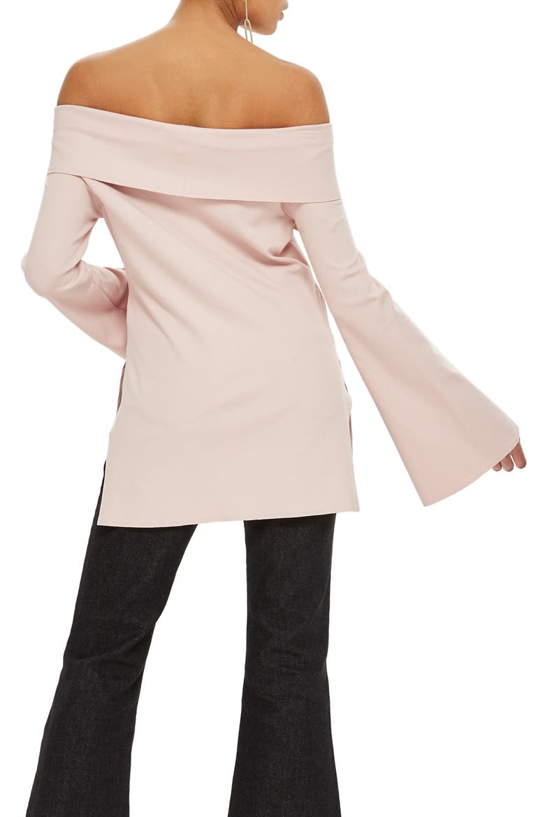 Off the Shoulder Tunic, Alternate, color, BLUSH