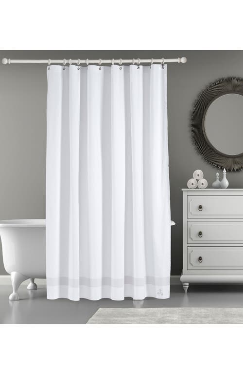 Brooks Brothers Ottoman Rolls Cotton Shower Curtain