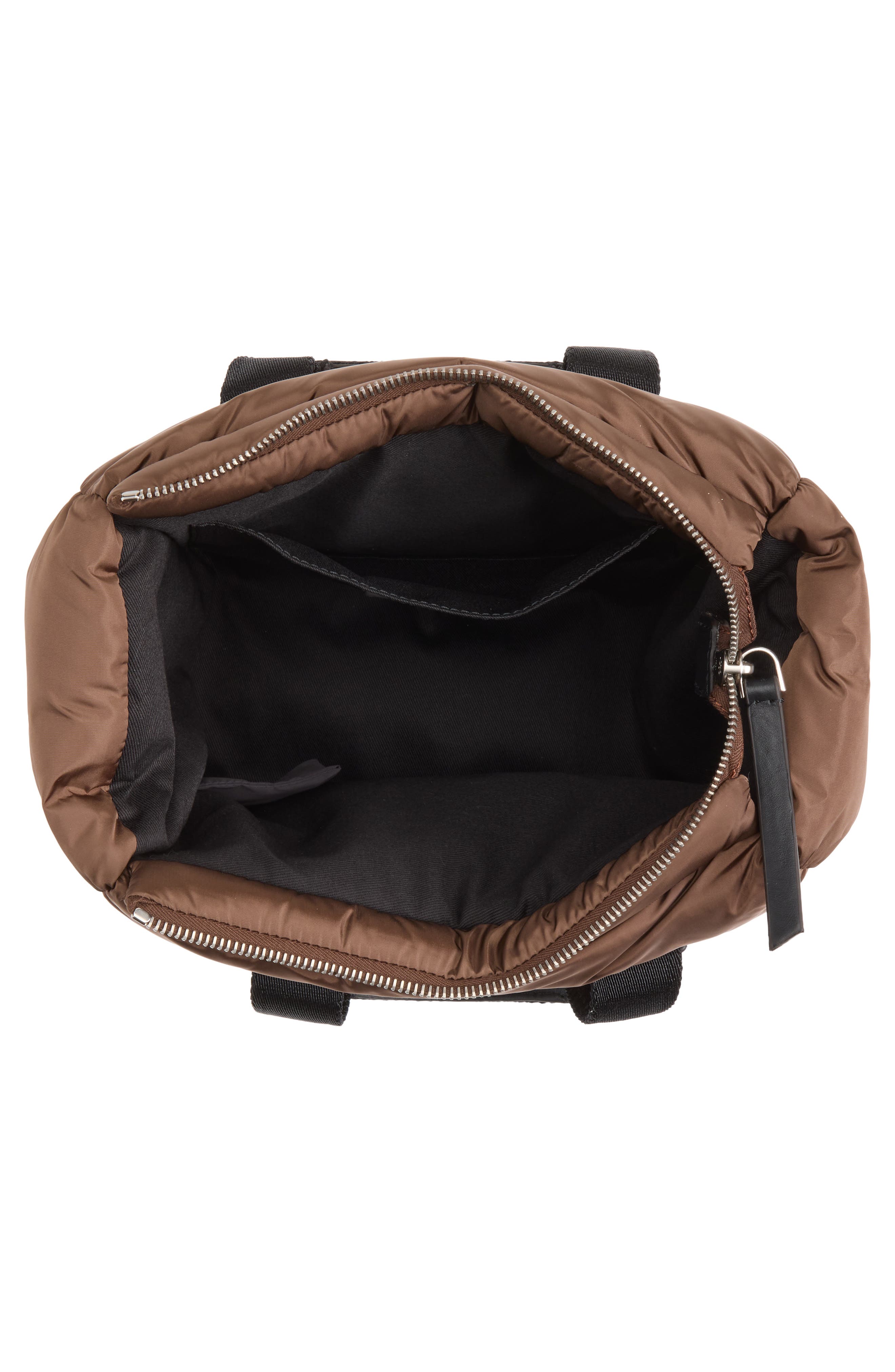 Micro Caradoc Puffer Crossbody Bag, Alternate, color, ESPRESSO BEAN