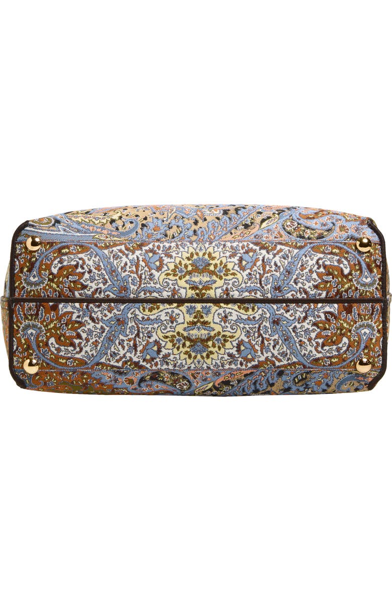 Etro Essential Leopard Jacquard Tote, Alternate, color, Beige