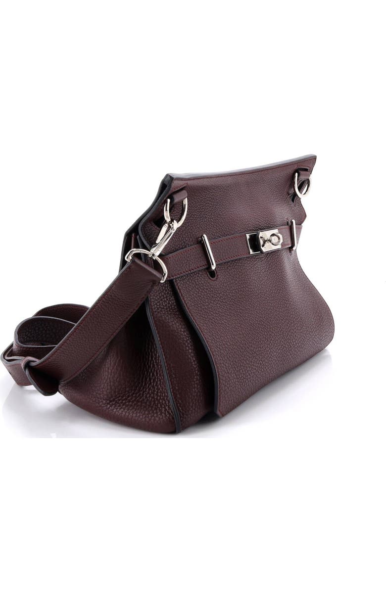 Pre-Owned Hermes Jypsiere Bag Clemence 34, Alternate, color, Bordeaux