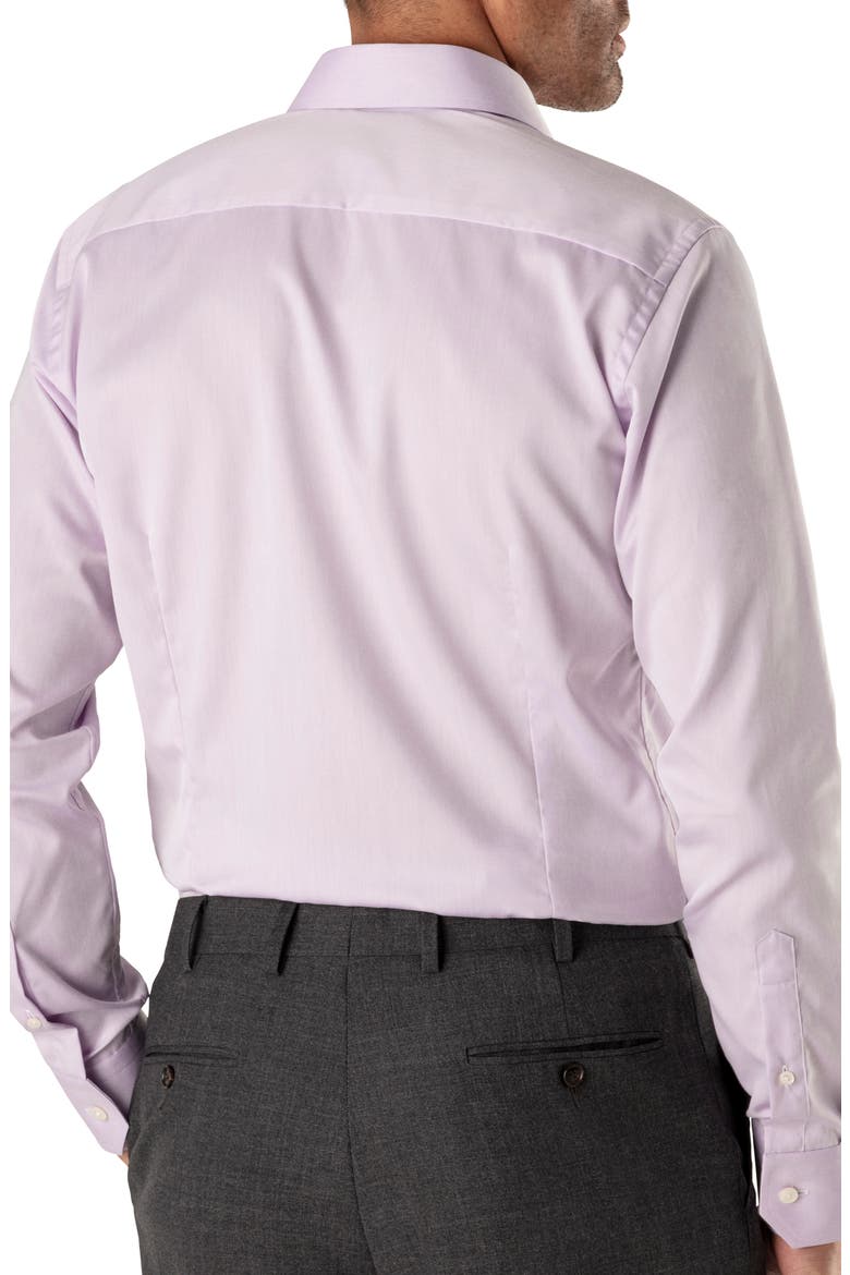 Contemporary Fit Twill Dress Shirt, Alternate, color, PURPLE