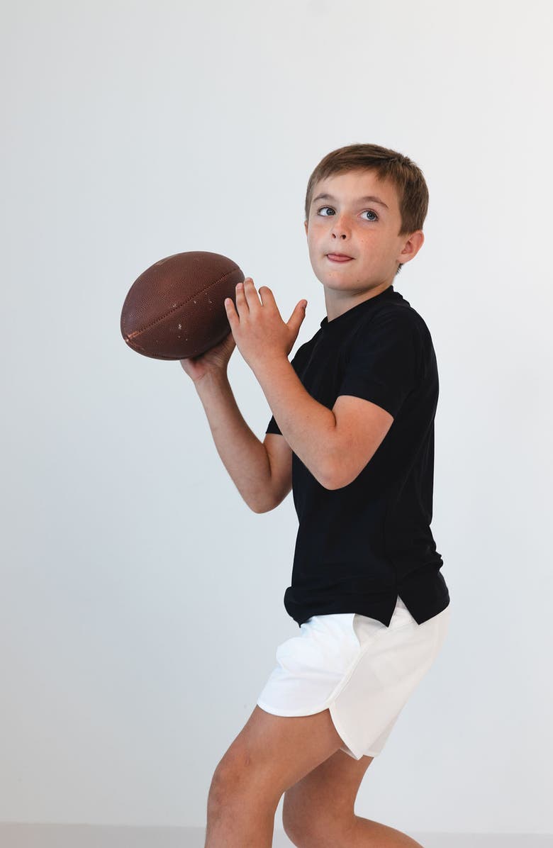 Courtside Kids Boys Practice Tee Shirt, Alternate, color, Black