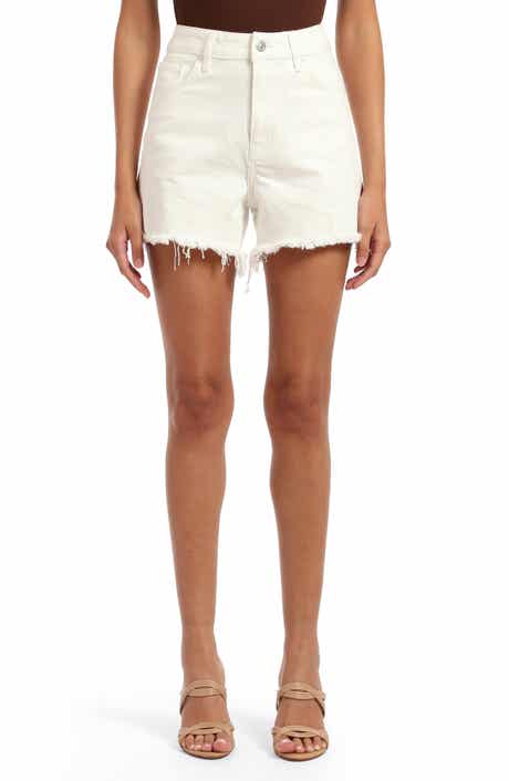 Heidi High Waist Relaxed Denim Cutoff Shorts