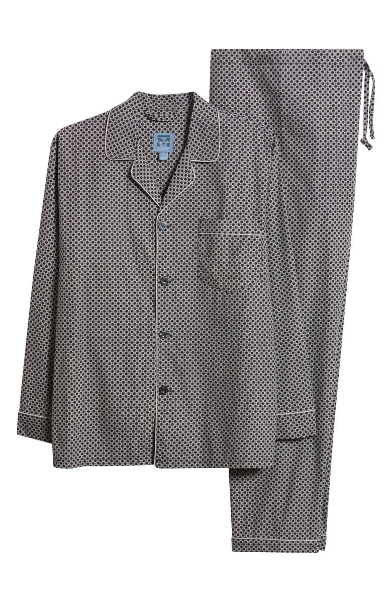 Majestic International Santuary Cotton Sateen Pajamas, Main, color,