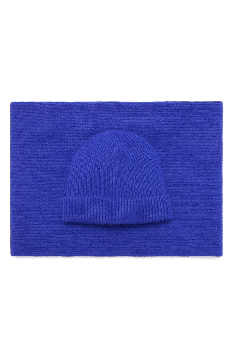 MANGO Wool Blend Beanie, Alternate, color, 