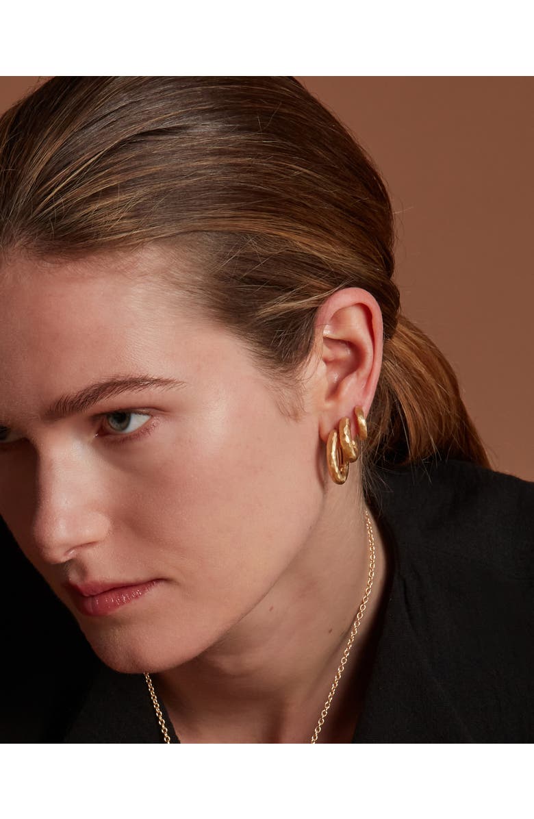 Eloise Jewelry Wander Hoops, Alternate, color, Gold Plated