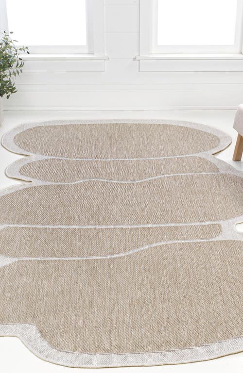 Jonathan Y Jasper Modern Rustic Abstract Indoor/outdoor Shaped Area Rug