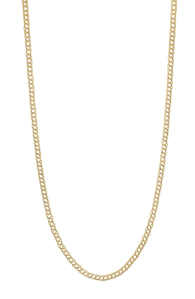 Bony Levy 14K Gold Double Curb Chain Necklace, Main, color,
