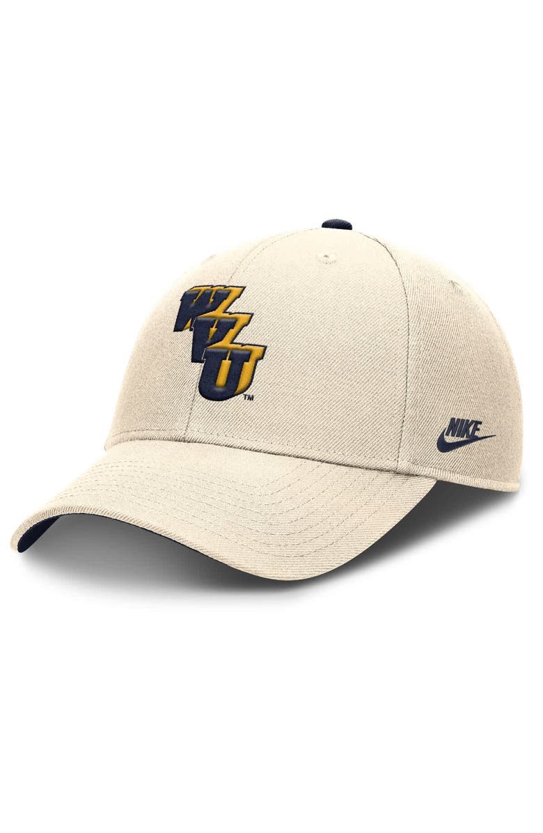 Nike Men's Nike Natural West Virginia Mountaineers Rise Legacy Adjustable Hat, Main, color, Natural
