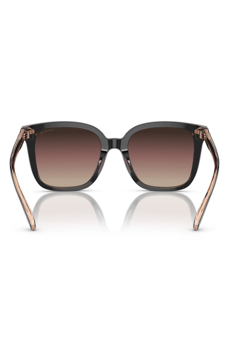 COACH 56mm Gradient Square Sunglasses, Alternate, color, 