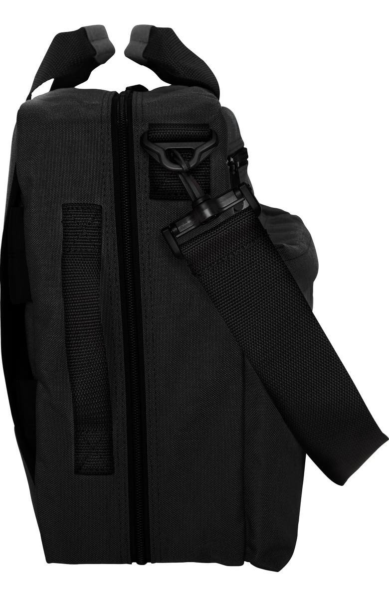 Manhattan Portage Tribeca Bag 3-Way Carry Briefcase, Alternate, color, Black