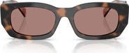 Prada 53mm Pillow Sunglasses