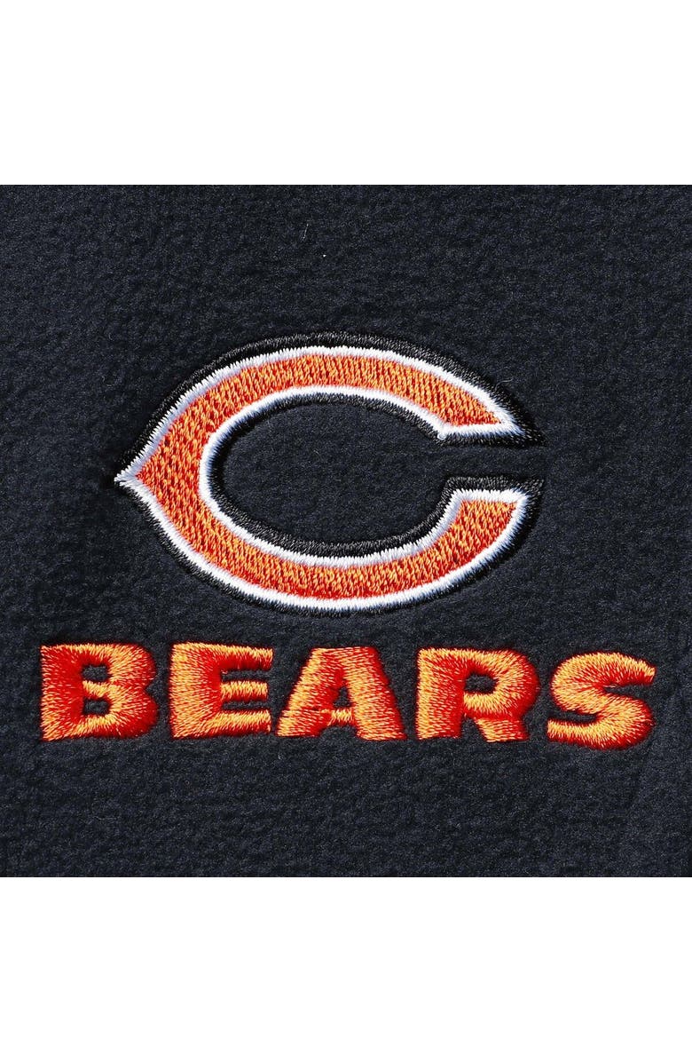 DUNBROOKE Women's Dunbrooke Navy Chicago Bears Houston Fleece Full-Zip Vest, Alternate, color, 