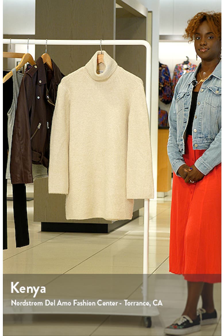 Abbie Long Sleeve Sweater Minidress video