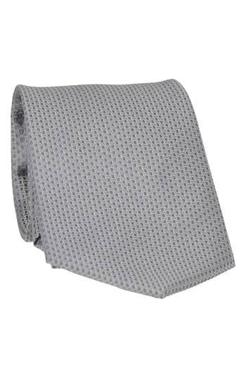 Scotch & Soda Solid Neat Tie In Gray