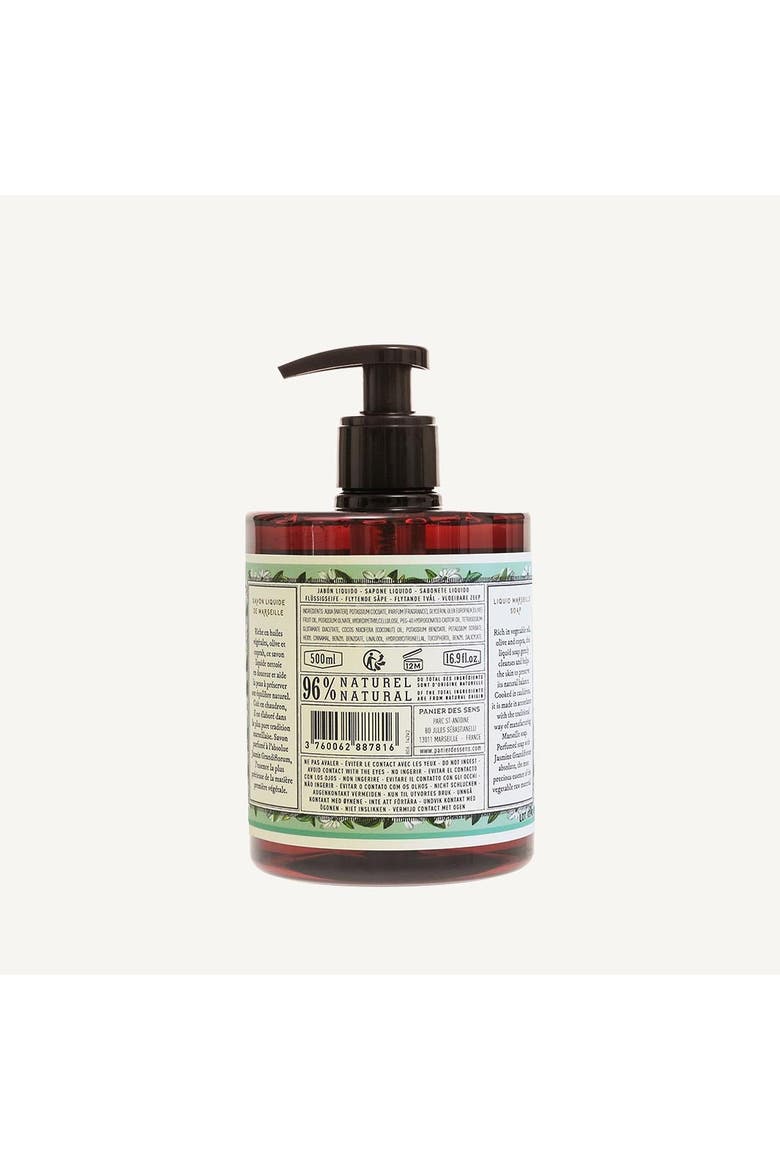 Jasmine Liquid Marseille Soap, Alternate, color, Green