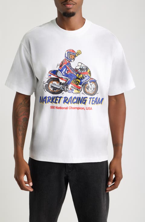 Bear On A Bike Graphic T-Shirt