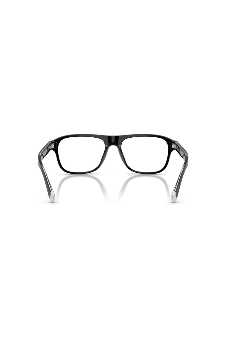 55mm Rectangle optical glasses, Alternate, color, Black