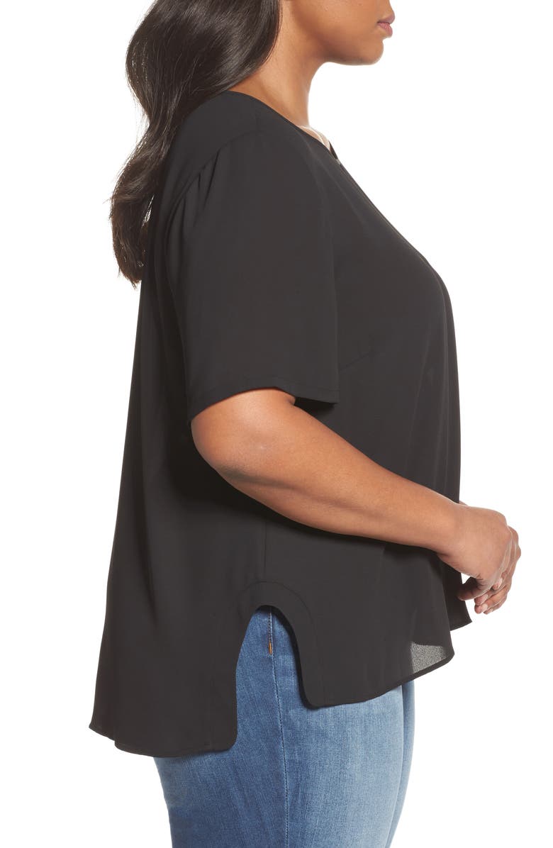 Sejour Curved High/Low Top, Alternate, color,