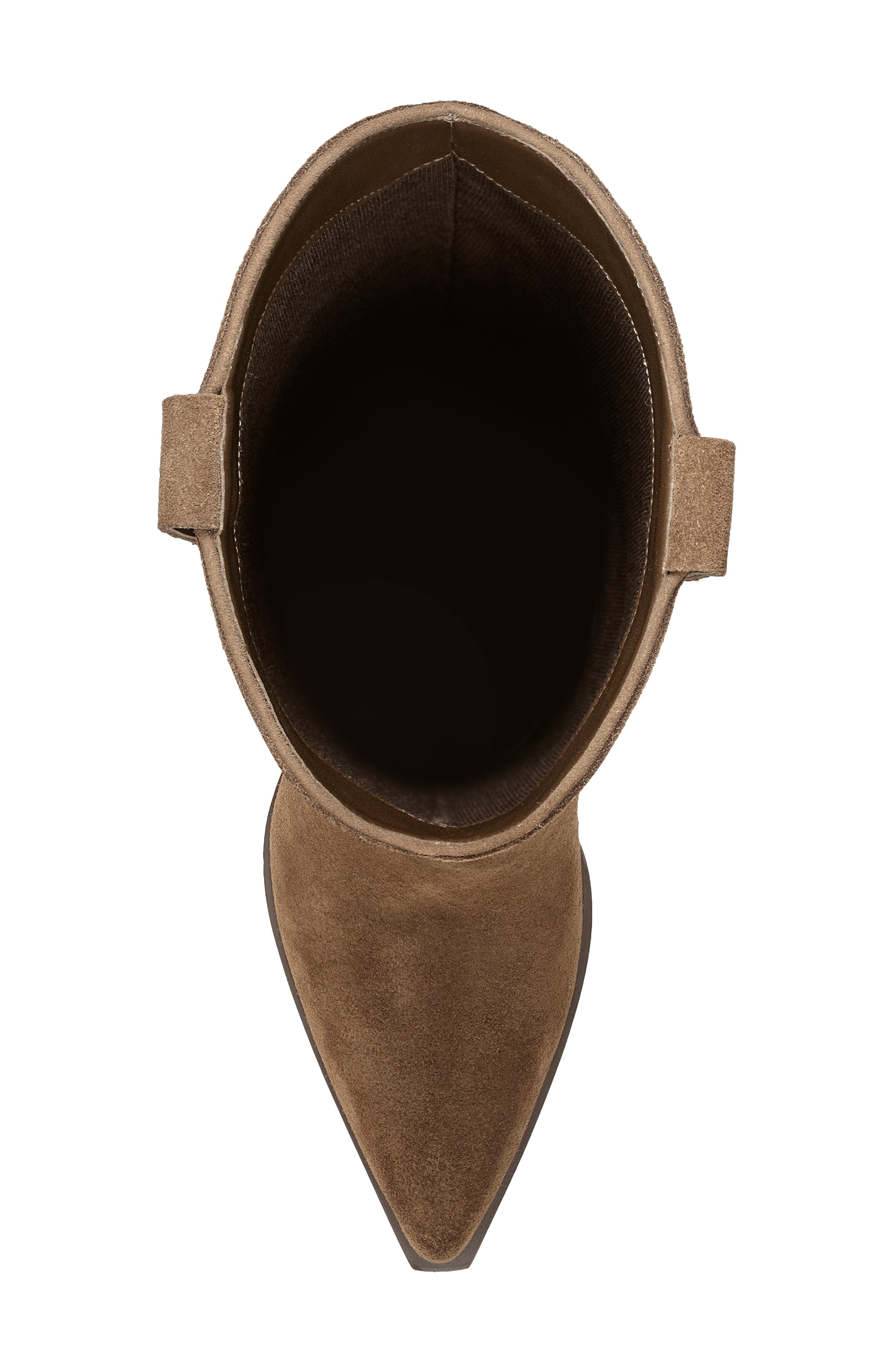 Nalita Pointed Toe Boot, Alternate, color, DARK BROWN