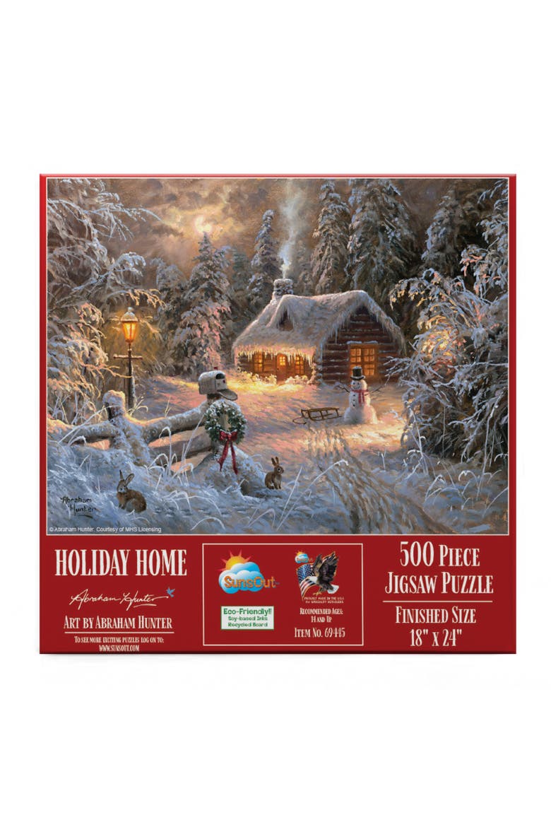 Holiday Home 500 piece Jigsaw Puzzle for Adults, Alternate, color, Multicolor