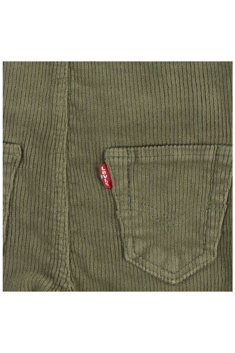Stretch Cotton Corduroy Overalls, Alternate, color, OLIVINE