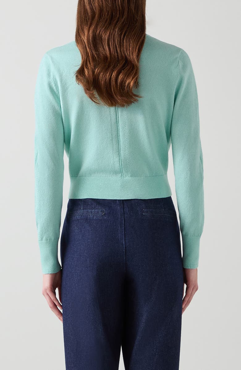 LK Bennett Metallic Cardigan, Alternate, color, 