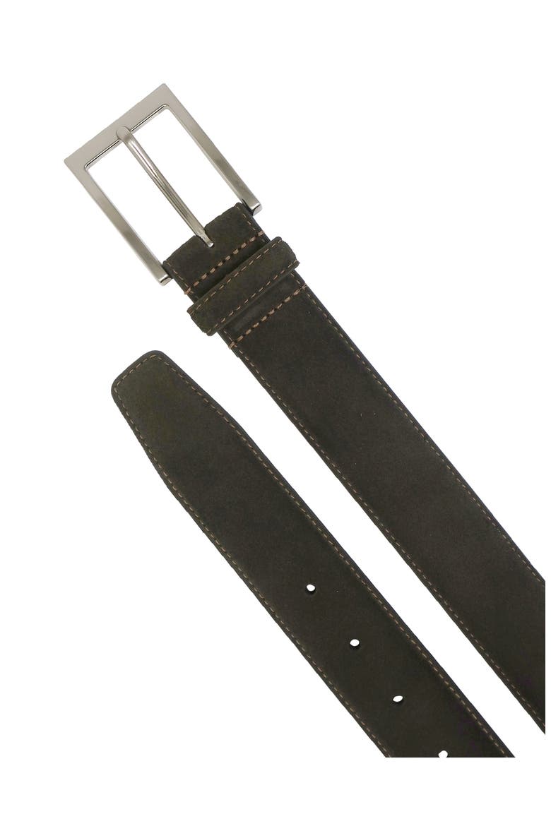 Suede Belt, Alternate, color, BROWN