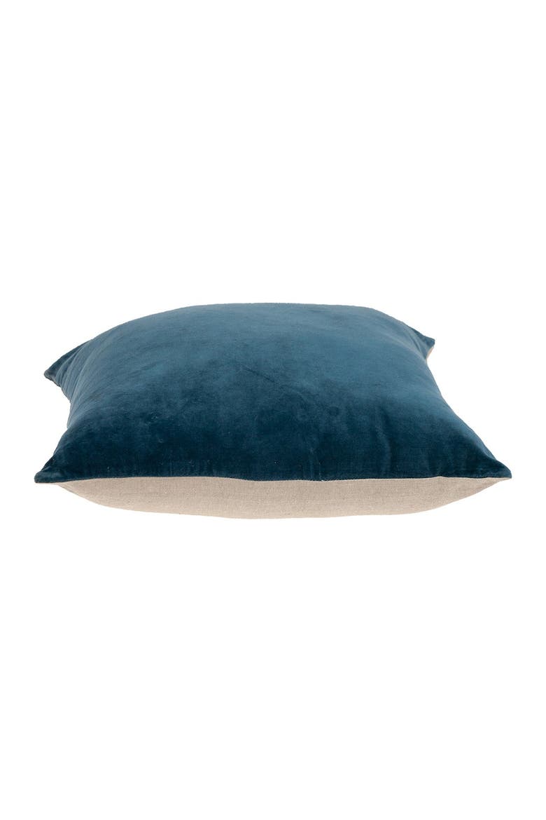 Artemis Transitional Teal Throw Pillow, Alternate, color, TEAL
