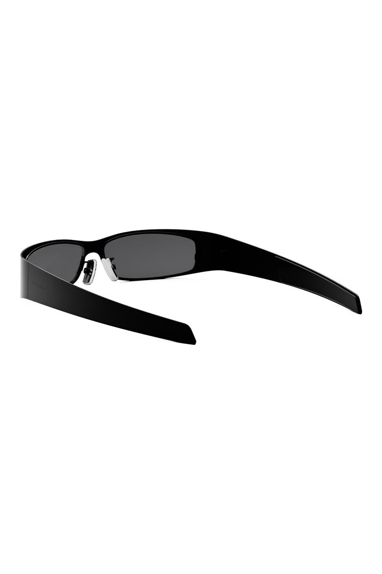 G Scape Shield Sunglasses, Alternate, color, SHINY BLACK / SMOKE