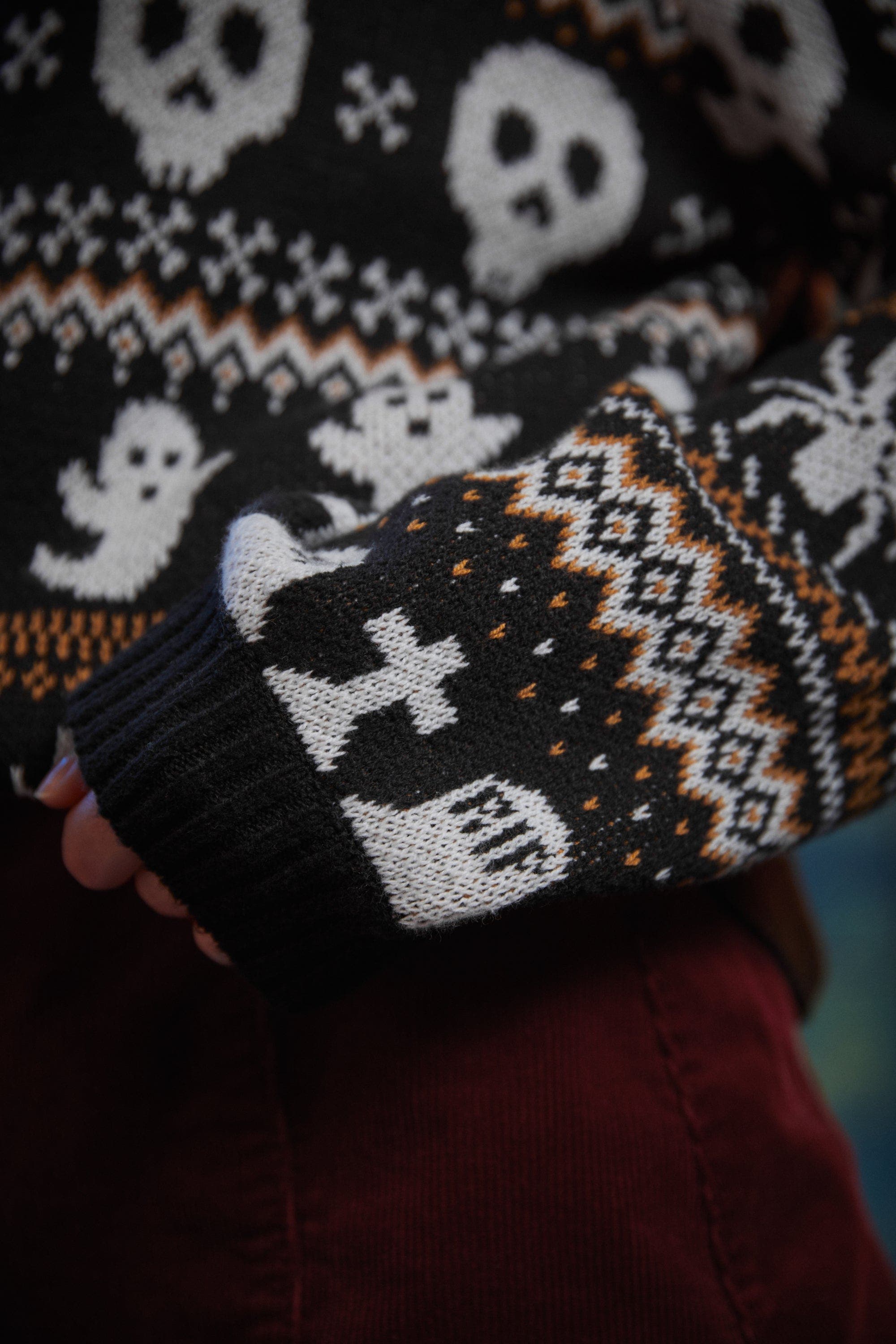 ModCloth Fairly Frightful Fair Isle Halloween Sweater (Women) | Nordstrom