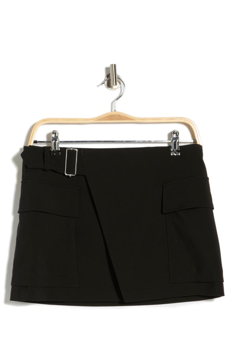 A.L.C. Conan Belted Cargo Miniskirt, Alternate, color, Black