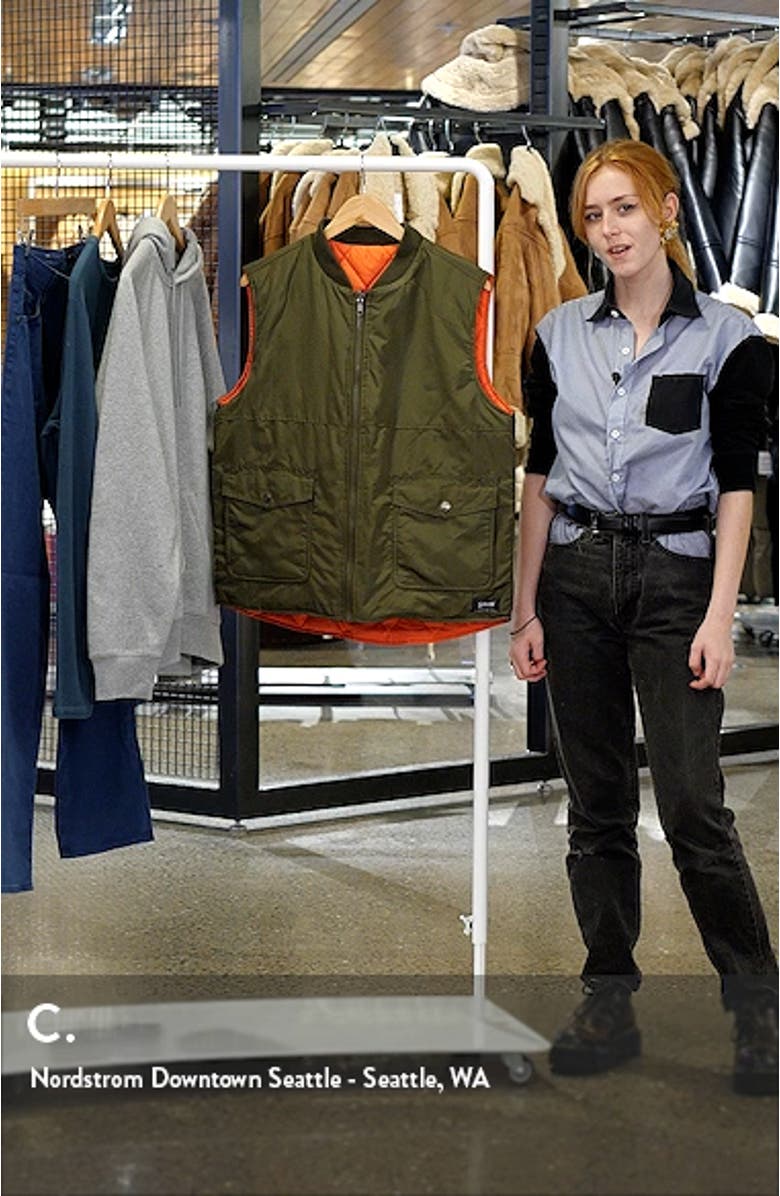 Reversible Quilted Down Vest, sales video thumbnail