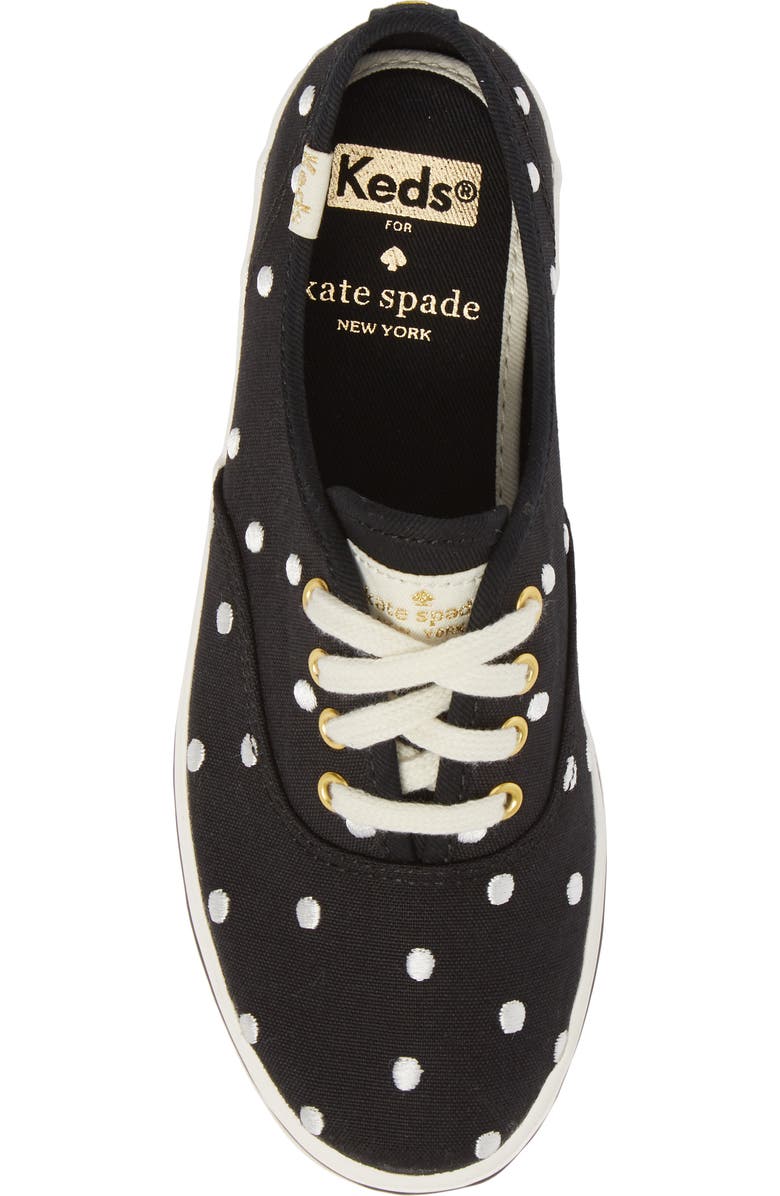 Keds<sup>®</sup> x kate spade new york champion genuine calf hair lace-up shoe, Alternate, color,