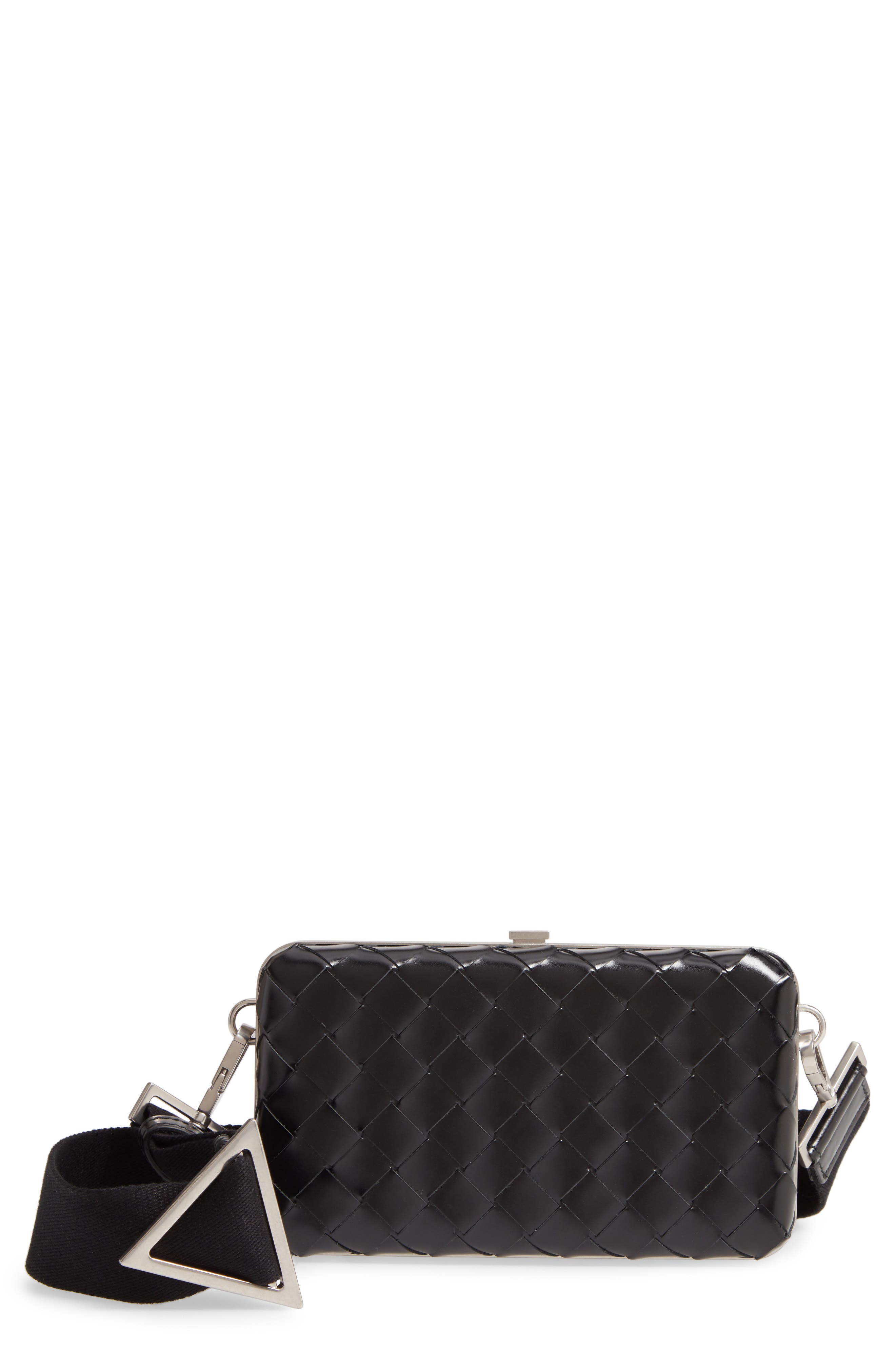 Bottega Veneta Cocco Crosshatch Leather Carrying Case, Main, color, 