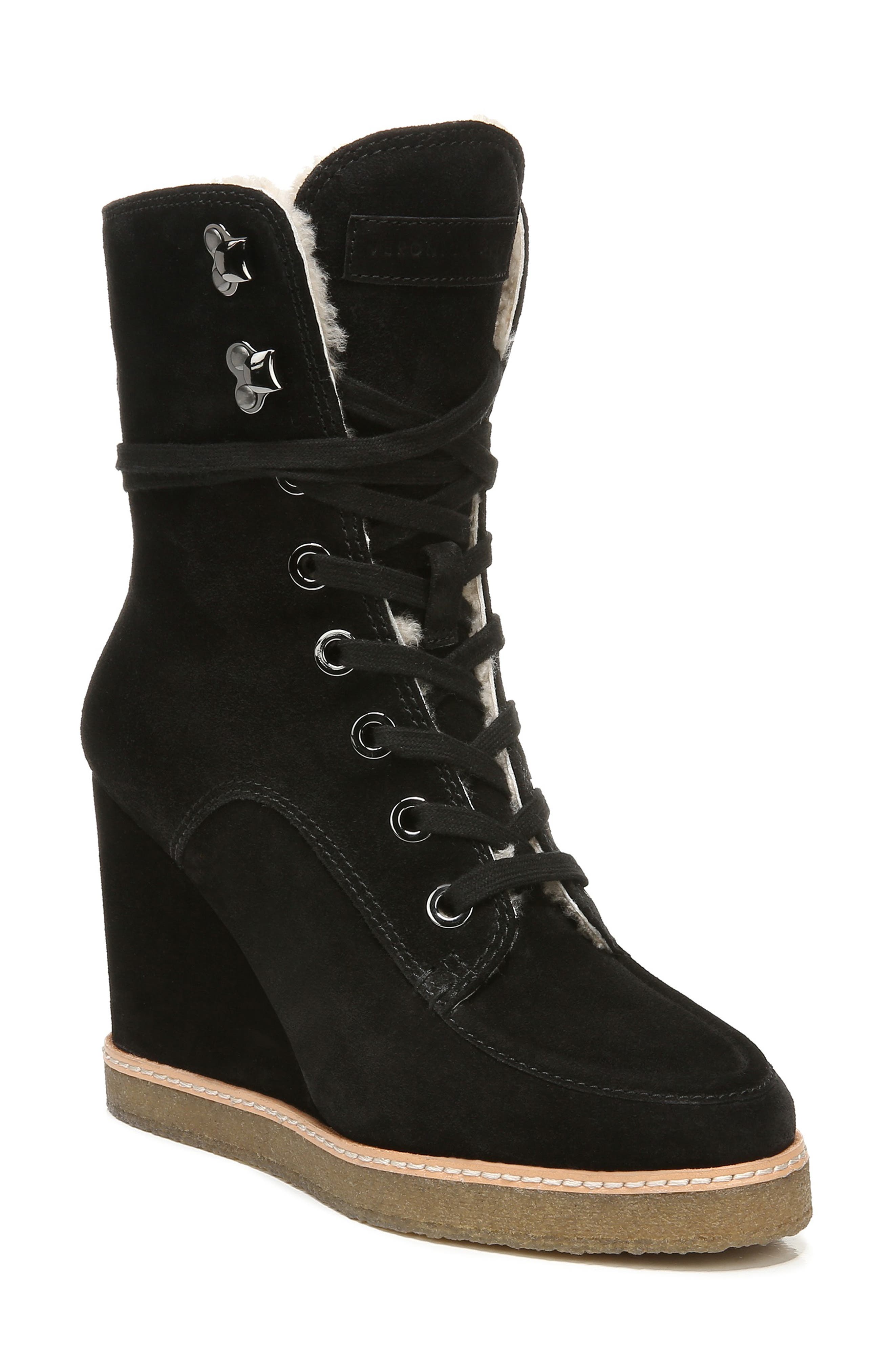 Veronica Beard Ananya Water Repellent Wedge Boot, Main, color, 