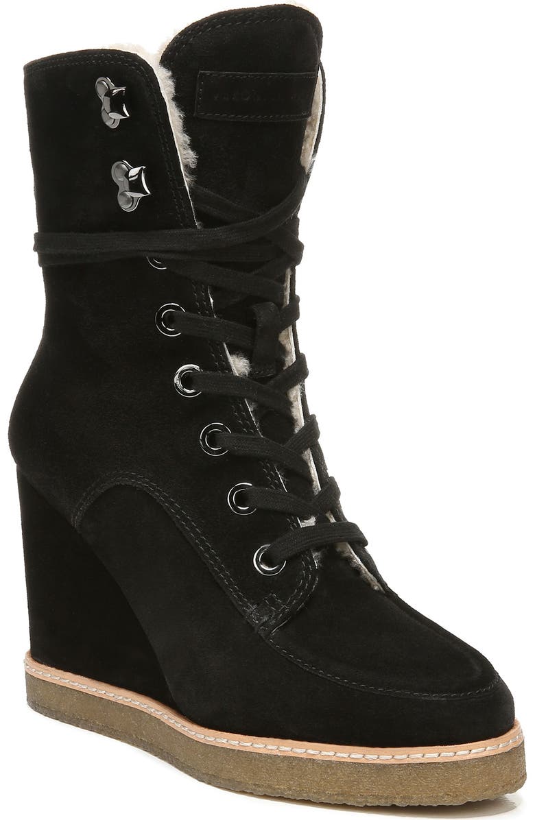 Veronica Beard Ananya Water Repellent Wedge Boot, Main, color,