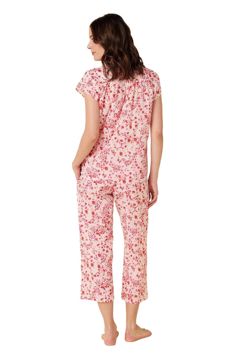 The Cat
s Pajamas Voile Capri Set, Alternate, color, Petite Rosette