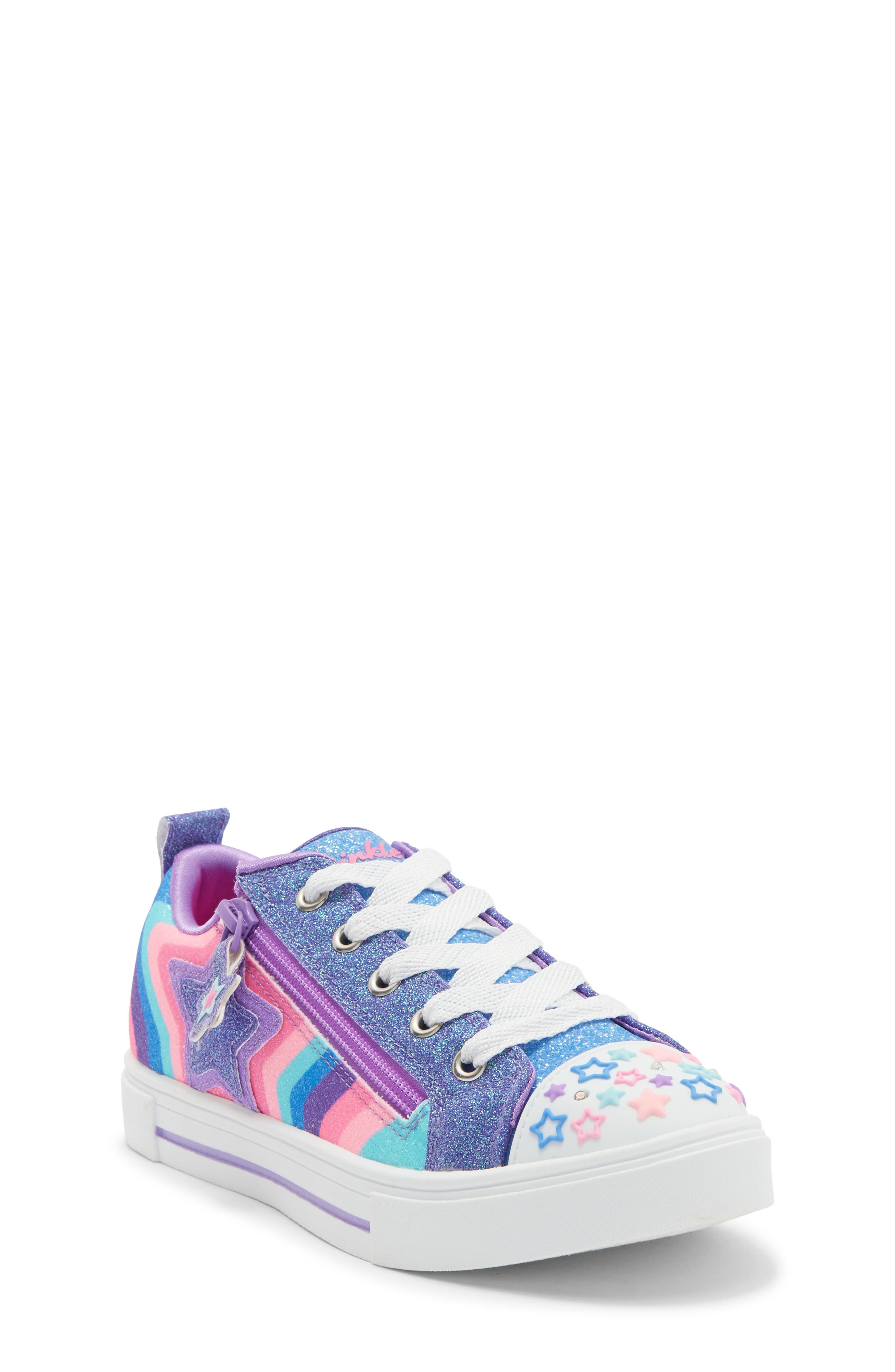 Kids' Twinkle Sparks - Cosmic Burst Light-Up Sneaker, Main, color, NVMT