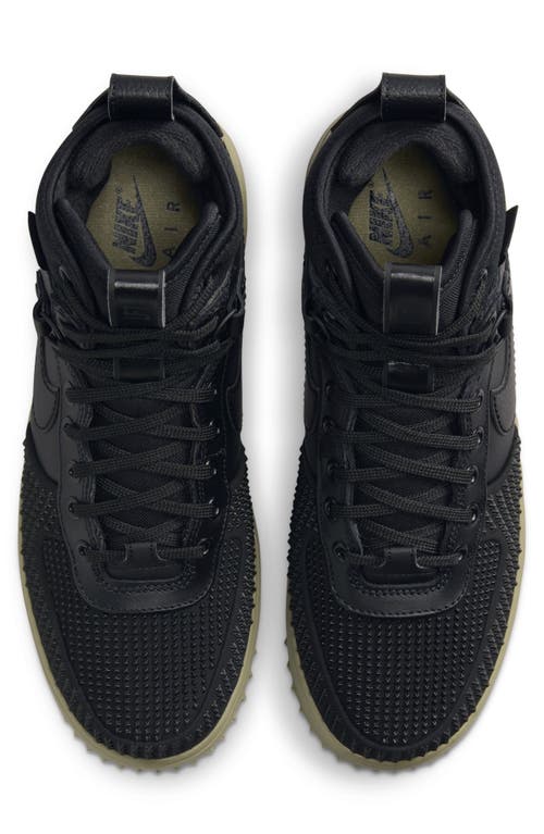 Nike Lunar Force 1 Lace-up Boot In Black