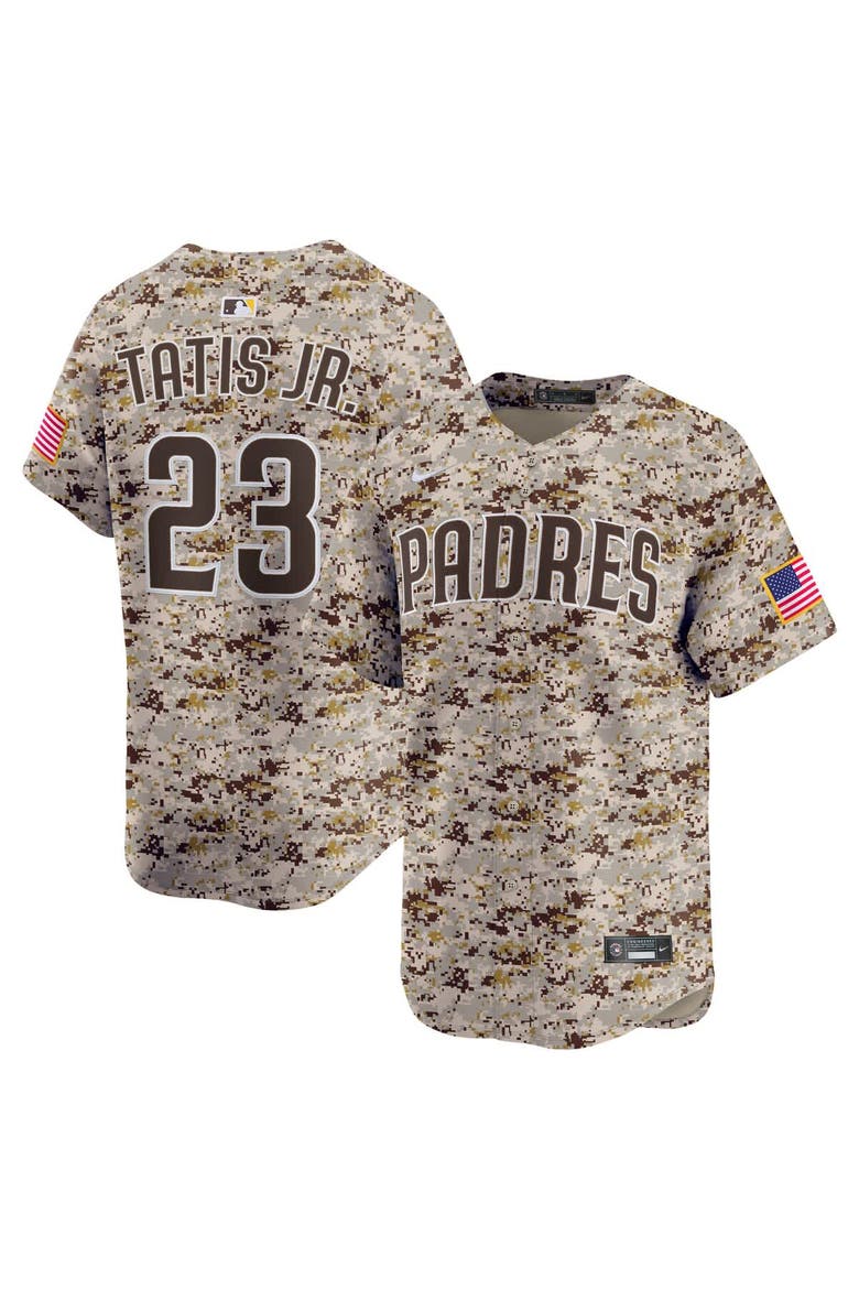 Men's Nike Fernando Tatis Jr. Camo San Diego Padres Alternate 2 Limited Jersey, Main, color, Camo