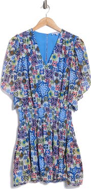 Ramy Brook Saphie Flutter Sleeve Minidress