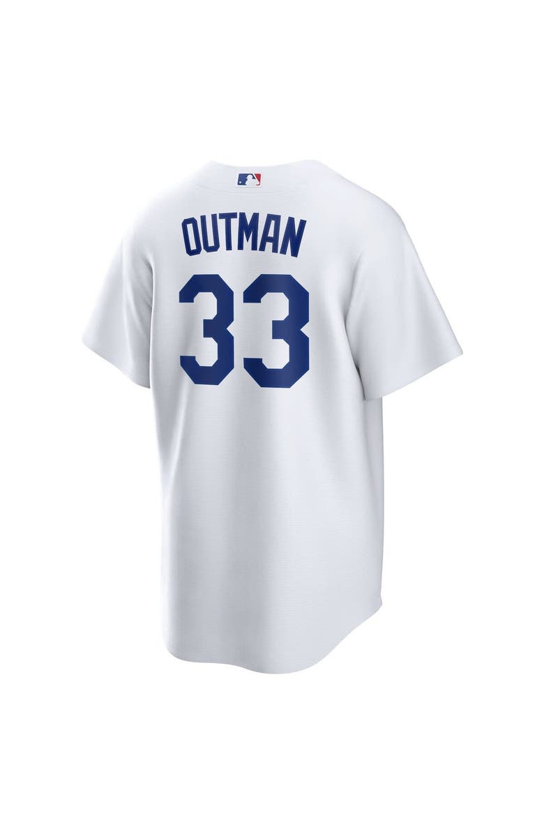 Nike Men's Nike James Outman White Los Angeles Dodgers Replica Player Jersey, Alternate, color, 