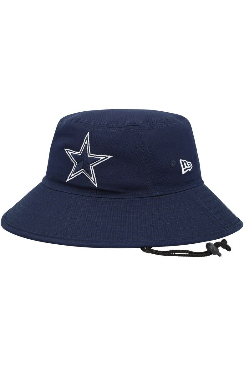Men's New Era Navy Dallas Cowboys Main Bucket Hat, Main, color, Navy